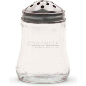 Traex Dripcut Cheese Shakers, Round Perforated S/S Top, 4 Oz