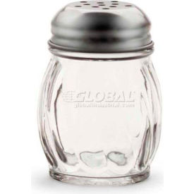 Traex Dripcut Cheese Shakers, Round Perforated S/S Top, 6 Oz