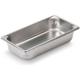 Stainless Steel Steam Table Pan, 2-1/2" Depth, 1/3 Pan Size
