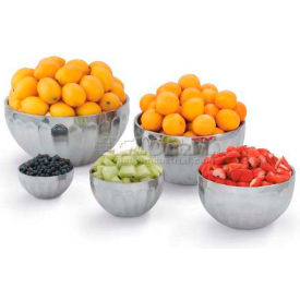 Fluted Double-Wall Insulated Serving Bowls, 6.9 Quart, Round