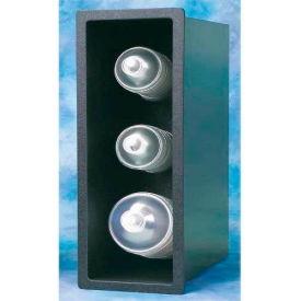 Flush Mount Vertical Lid Dispenser, 3 Stack 18-7/8"x6-3/4"x13-1/4"