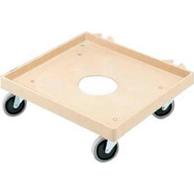 Plastic Rack Dolly With 2 Swivel & 2 Fixed Casters, 20" X 20", 200 Lb. Capacity