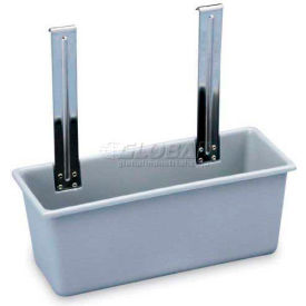 Silver Bin, Gray, 15-1/2" X 6-3/8" X 6-1/2"