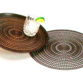 Anti-Skid Mat, 14-1/2 Diameter, Black