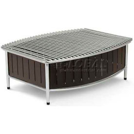 Large Buffet Station With Wire Grill, Black, 21" X 16" X 7-1/2"