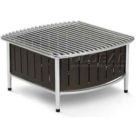 Small Buffet Station With Wire Grill, Black, 16" X 16" X 7-1/2"