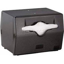 Two Sided Napkin Dispenser, Tabletop, Black