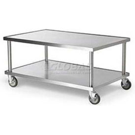 Heavy Duty Mobile Stand, Stainless Steel, 24" X 30" X 24"