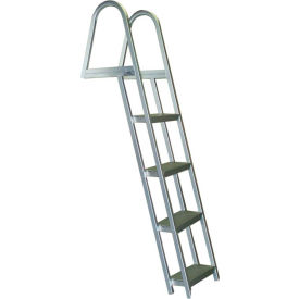 4 Step Aluminum Angled Boat Dock Ladder.