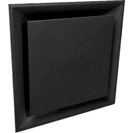 Stratus Plaque Diffuser With 12" Neck, Black