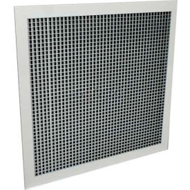 Sight Guard Return Grille with 45 Degree Sight Proof Core, 10" x 10" White 4 Pack