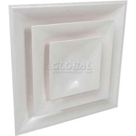 Stratus Cone Diffuser With 12" Neck, White