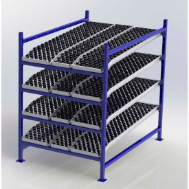 Flow Cell Presentation Gravity Rack Starter, 48"W x 72"D x 72"H