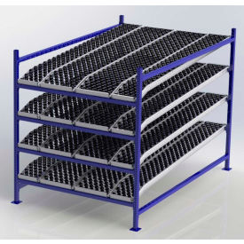 Flow Cell Presentation Gravity Rack Starter, 60"W x 96"D x 72"H