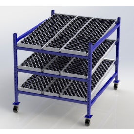 UNEX Flow Cell Mobile Gravity Rack 48"W x 60"D x 54"H