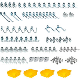 DuraHook Kit, 79 Assorted Hooks & 4 Bins