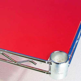 PVC Shelf Liner, 24"W x 21"D, Red - Package Quantity of 2