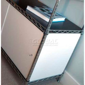 Enclosure Kit, Slide Door, 36"W x 24"D x 18"H, White