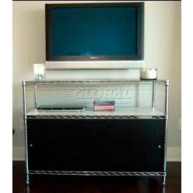 Enclosure Kit, Slide Door, 48"W x 18"D x 18"H, White