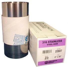 0.005" Type 316 Stainless Steel Shim Stock 6" x 100" Roll