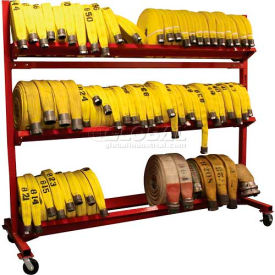 Three-Tier Hose Cart - Holds Up to 3000' of 2-1/2" Hose