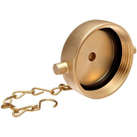 Fire Hose Cap - 2-1/2 In. NH - Brass