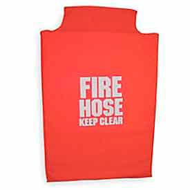 Fire Hose Hump Rack Cover - 34 In. X 34 In. X 6 In. - Red Vinyl - For 1421-5 Hump Rack