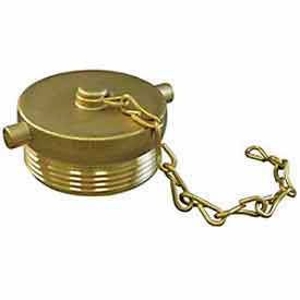 Fire Hose Plug - 2-1/2 In. NH - Brass
