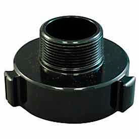Fire Hose Female/Male Reducer Adapter - 2-1/2 In. NH Female X 2 NPT Male - Aluminum