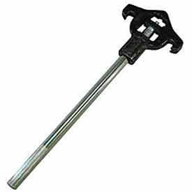 Fire Hose Adjustable Double Head Hydrant Wrench - Malleable Iron