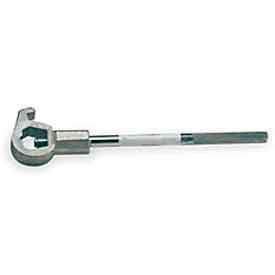 Fire Hose Adjustable Hydrant Wrench - 1-1/4 In. - 4-1/2 In. - Malleable Iron