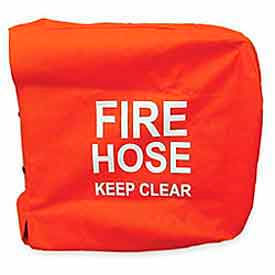 Fire Hose Reel Cover - 26 In. X 10 In. Red Vinyl - For Hose Reel