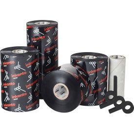 Near Edge Resin Ribbons, 64mm W x 600m L, Black, 12 Rolls/Case