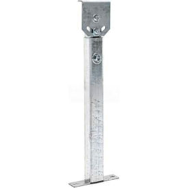 Adjustable Single Leg Support 23"-38"H for Curved Conveyors
