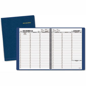 Weekly Appointment Book, 11 x 8.25, Navy Cover, 13-Month: Jan 2025 to Jan 2026