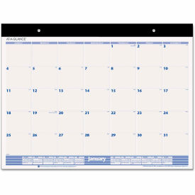 Desk Pad, 22 x 17, Black Binding, Jan to Dec, 2025