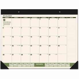 Recycled Monthly Desk Pad, 22 x 17, Jan to Dec, 2025
