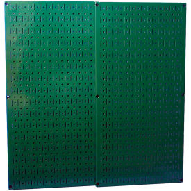 Pegboard Pack- 2 Panels, Green Metal, 32" X 32" X 3/4"