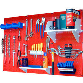 Standard Tool Storage Kit, Red/White, 48" X 32" X 9"