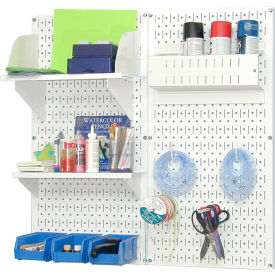 Hobby Craft Organizer Storage Kit, White, 32" X 32" X 9"