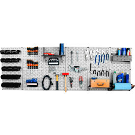 Pegboard Master Workbench Kit, Gray/Black, 96" X 32" X 9"