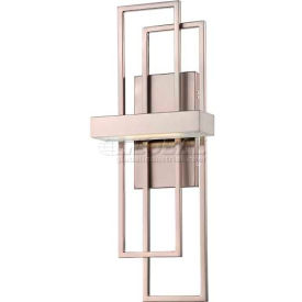 Frame-1 Module Vanity & Wall, Frosted Glass, Brushed Nickel, 7.875"W X 20.25"H