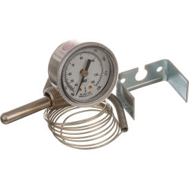 Temperature Gauge, 2" Dia., -100-220F, Rear Palnut, For American Dish Service
