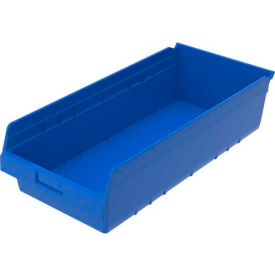 ShelfMax Plastic Nesting Storage Shelf Bin 30014 - 11-1/8"W x 23-5/8"L x 6"H Blue