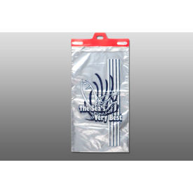 Printed Seafood Bags, 12"W x 18"L, 1 Mil, Clear, 1000/Pack