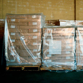 Pallet Covers, 68"W x 65"D x 87"H, 3 Mil, Clear, 50/Roll
