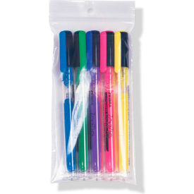 Clear Line Single Track Seal Top Bags W/ Hang Hole, 3"W x 5"L, 2 Mil, Clear, 1000/Pack