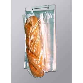 Co Extruded Bottom Gusset Poly Bags On Wicket Dispenser, 9"W x 14"L, 1 Mil, Clear, 1000/Pack