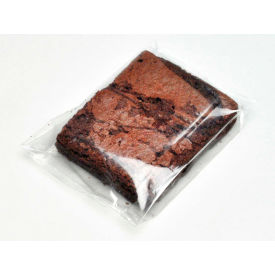 Lip & Tape Cookie Bags, 5"W x 5"L, 1.5 Mil, Clear, 1000/Pack