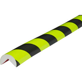 90-Degree Corner Bumper Guard, Type A, 39-3/8"L, Neon Fluorescent